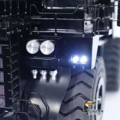 TOUCAN RC HOBBY  793D 1/20 Metal Hydraulic Dump Truck Model 2Speed Transmission 4 Wheel Spring Suspension Lights 21KG Heavyweight No Sound System