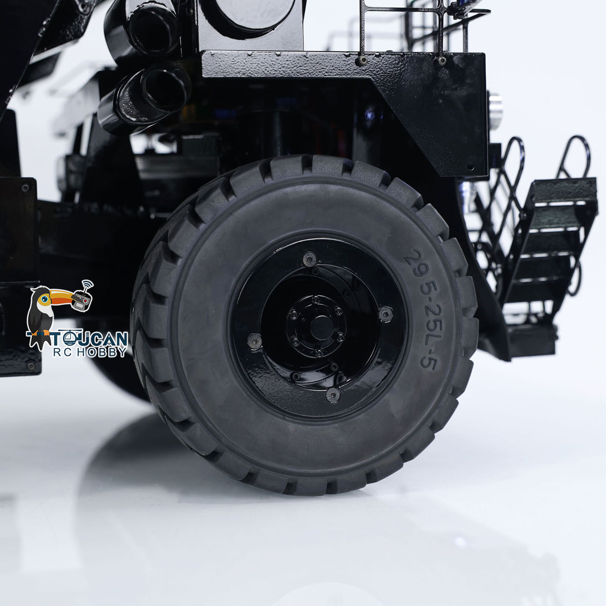 TOUCAN RC HOBBY  793D 1/20 Metal Hydraulic Dump Truck Model 2Speed Transmission 4 Wheel Spring Suspension Lights 21KG Heavyweight No Sound System