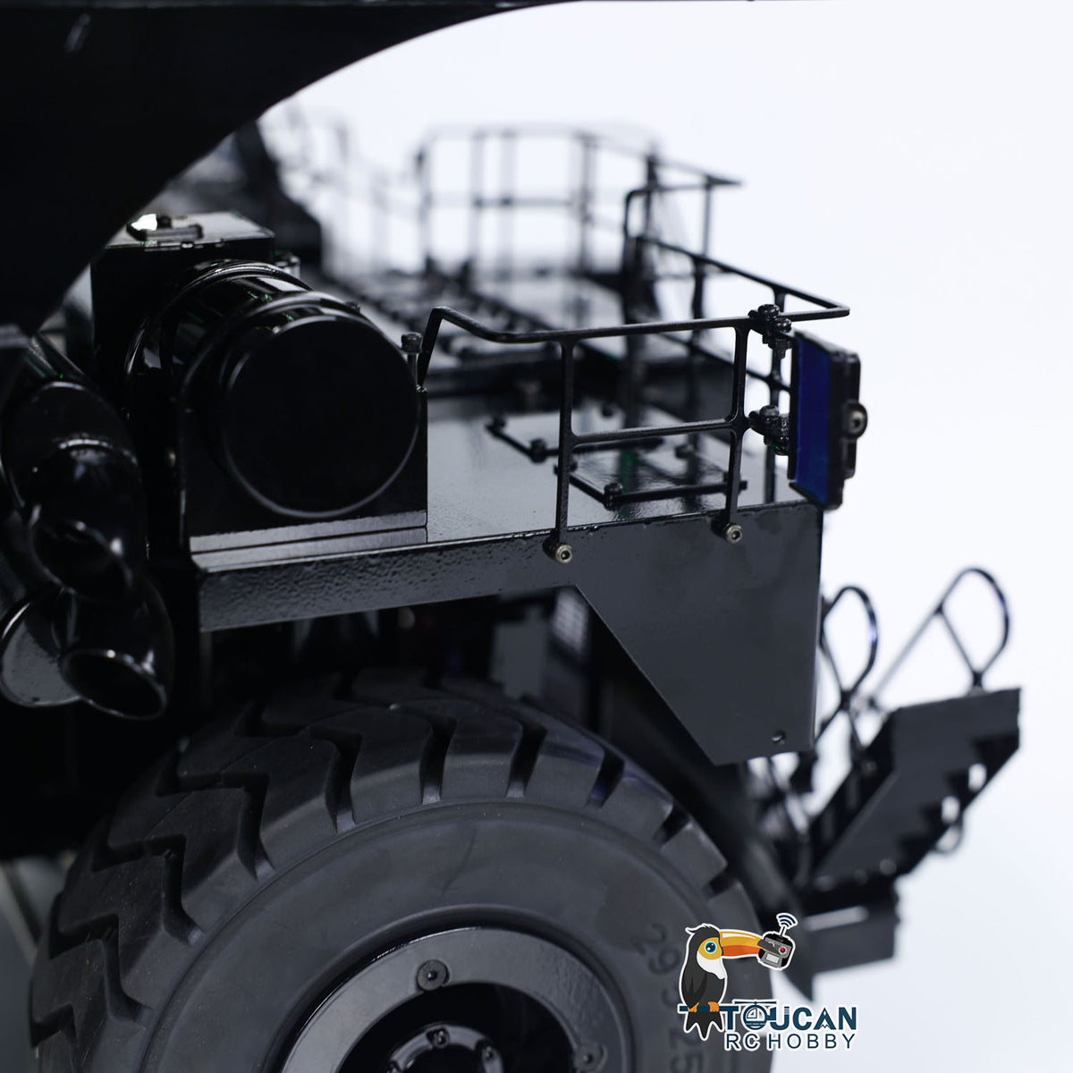 TOUCAN RC HOBBY  793D 1/20 Metal Hydraulic Dump Truck Model 2Speed Transmission 4 Wheel Spring Suspension Lights 21KG Heavyweight No Sound System