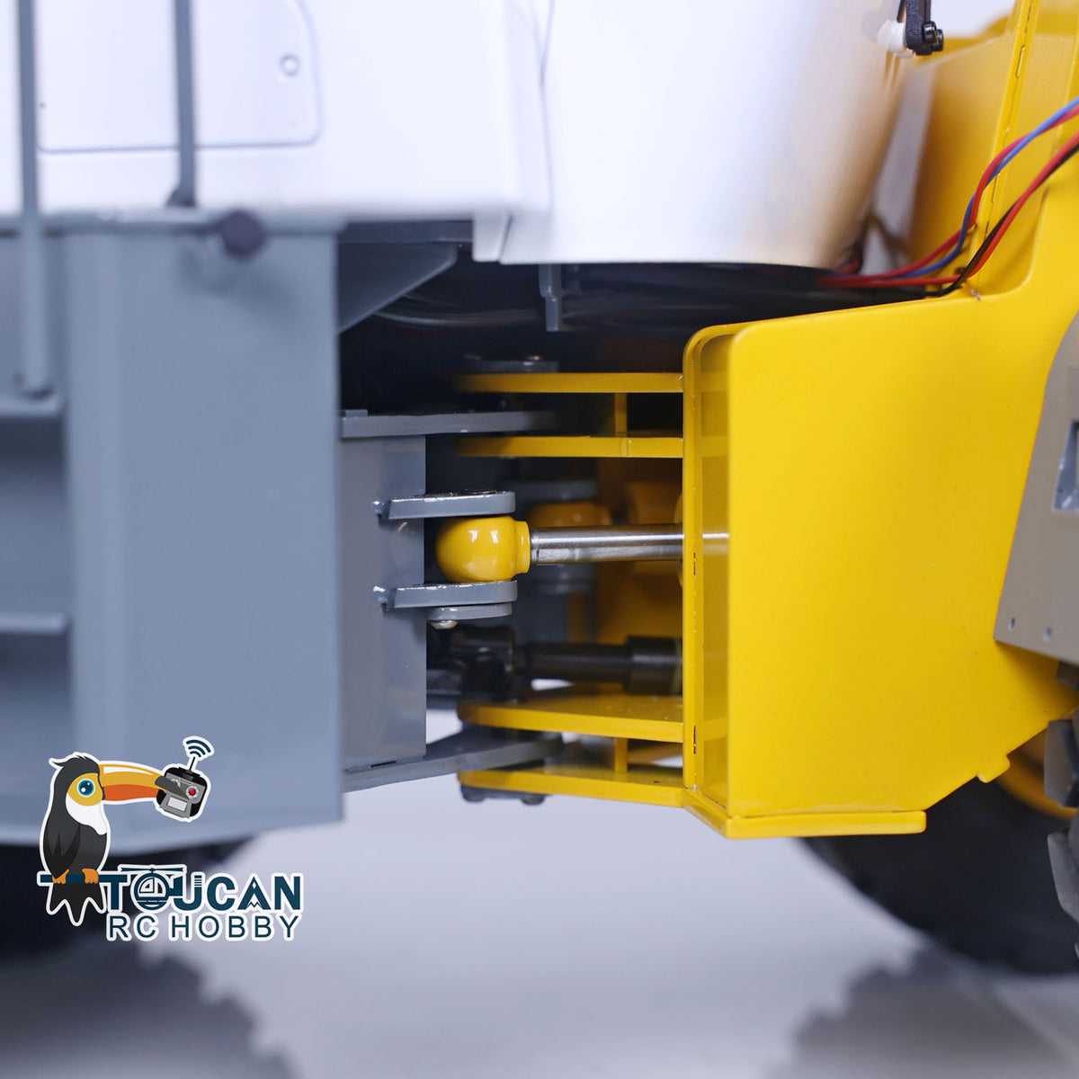 TOUCAN RC HOBBY JZModel 580 1/14 Metal RC PNP Hydraulic Wheel Loader 2 Speed Gearbox Reduction Axle I6S Controller Light Sound for Collectors