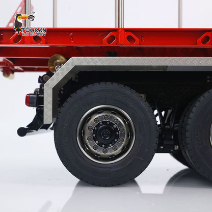 TOUCAN RC HOBBY LXY 1/14 8x8 RC Hydraulic Roll On Off Full Dump Truck Remote Control Dumper Car Simulation Model PNP Version Light Sound System