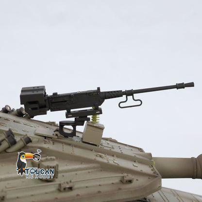 TOUCAN RC HOBBY Heng Long 1/16 RC Kampfpanzer IDF Merkava IV 3958 ferngesteuerter Militärpanzer Infrarot-Kampf BB-Schussfunktion Rauch zwei Akkus