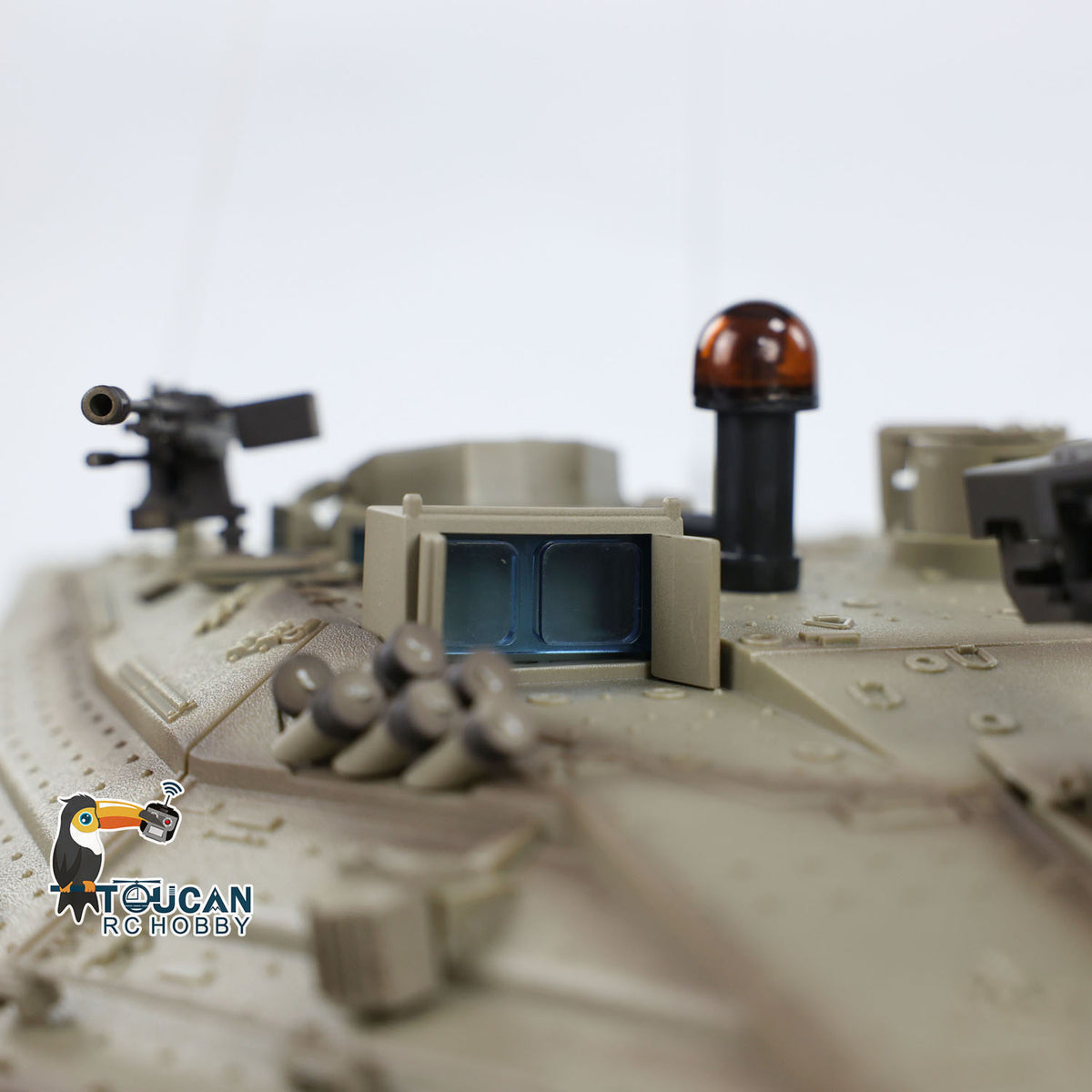TOUCAN RC HOBBY Heng Long 1/16 RC Kampfpanzer IDF Merkava IV 3958 ferngesteuerter Militärpanzer Infrarot-Kampf BB-Schussfunktion Rauch zwei Akkus