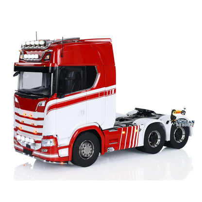 In Stock TOUCAN RC HOBBY ScaleClub 1/14 Finished RC Tractor Truck 770S 6x6 Metal Chassis Light Sound Smoke 3-speed Differential Lock Cabin Openable I6S Remote