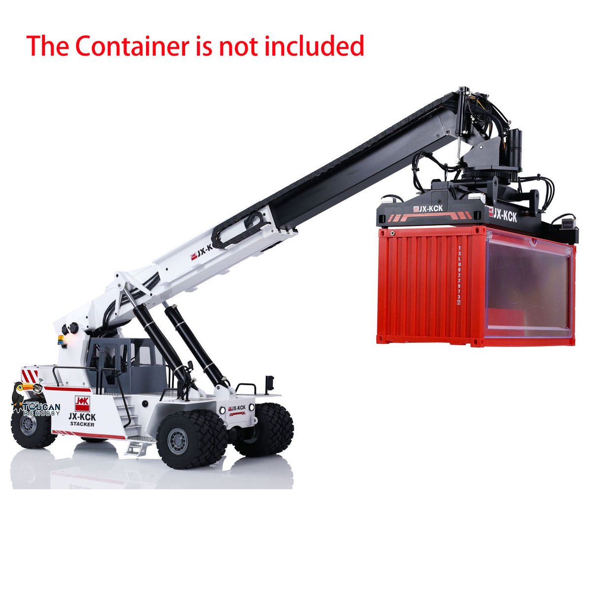 TOUCAN RC HOBBY JXModel JX-KCK TFC45 1/14 RC Hydraulic Frontal Crane Reach Stacker Radio Control Container Handler Painted Assembled Model PNP Version