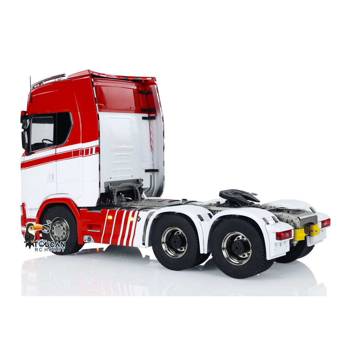 In Stock TOUCAN RC HOBBY ScaleClub 1/14 Finished RC Tractor Truck 770S 6x6 Metal Chassis Light Sound Smoke 3-speed Differential Lock Cabin Openable I6S Remote