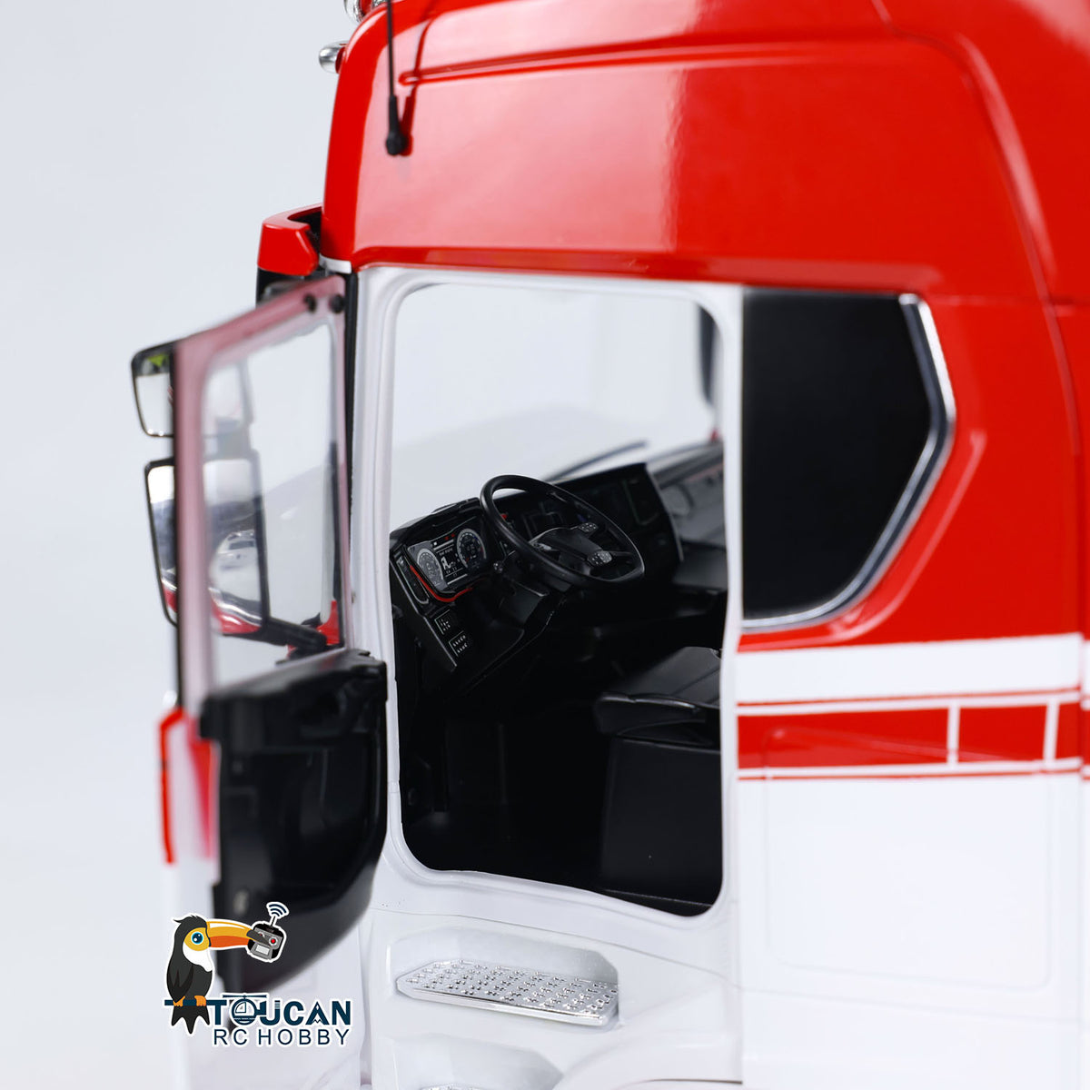 In Stock TOUCAN RC HOBBY ScaleClub 1/14 Finished RC Tractor Truck 770S 6x6 Metal Chassis Light Sound Smoke 3-speed Differential Lock Cabin Openable I6S Remote
