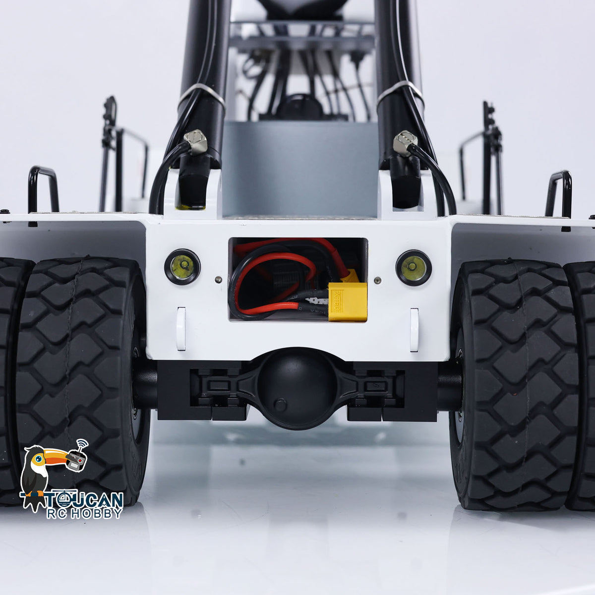 TOUCAN RC HOBBY JXModel JX-KCK TFC45 1/14 RC Hydraulic Frontal Crane Reach Stacker Radio Control Container Handler Painted Assembled Model PNP Version