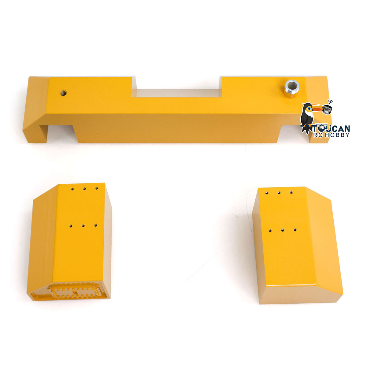 TOUCAN RC HOBBY JDModel Metal Dozer Blade Fuel Tank Tracks for 1/14 JDM-98 DXR2 RC Hydraulic Bulldozer DIY Model for Construction Vehicle Enthusiast