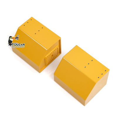 TOUCAN RC HOBBY JDModel Metal Dozer Blade Fuel Tank Tracks for 1/14 JDM-98 DXR2 RC Hydraulic Bulldozer DIY Model for Construction Vehicle Enthusiast