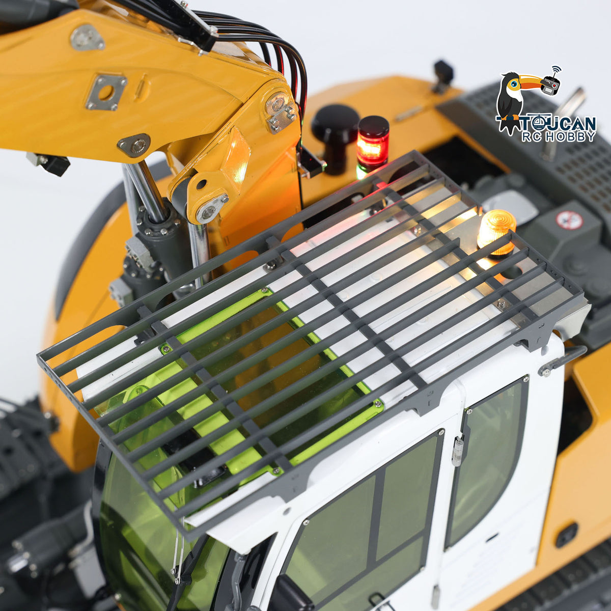TOUCAN RC HOBBY US Stock CUT RC Hobby 1/14 RC Hydraulic Track Excavator LR914 - 5CH Valve Metal RTR