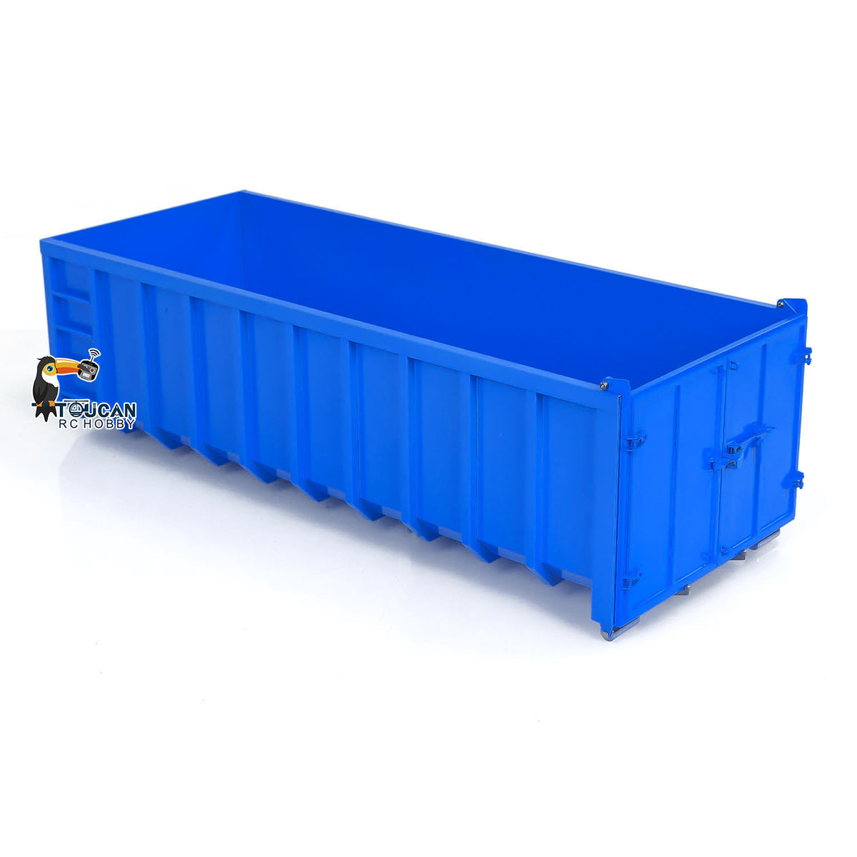 TOUCAN RC HOBBY LXY 1/14 Metal High Bucket Timber Flatbed U Shape Bucket for 8x8 10x10 Hydraulic Roll On/Off Dump Truck Crane Dumper DIY Construction Vehicle