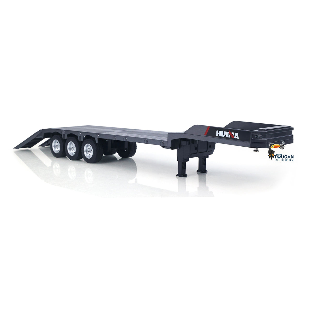 TOUCAN RC HOBBY Huina 1318 1/18 RC Tractor Truck 9CH Remote Control Cars with Flatbed Trailer