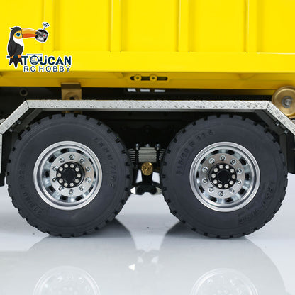 TOUCAN RC HOBBY LESU K3363 Cabin 1/14 Metal 8x8 RC Hydraulic Dump Truck with 2 Speed Transmission FlySky I6S Radio System for Remote Control Construction Enthusiast