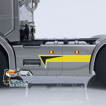 In Stock TOUCAN RC HOBBY 1/14 RC Tractor Truck 770S RTR 3Speed Lorry 6X6 Metal Chassis Axle Locks Smoke Sound Light Chassis Suspension ST8 Battery