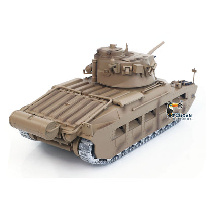 Fast Free Shipping for EU Tongde 1/16 RC Tank Matilda III IV IR Turret Rotary 320 Degree Electric Military Vehicle Metal Gearbox Road Wheel