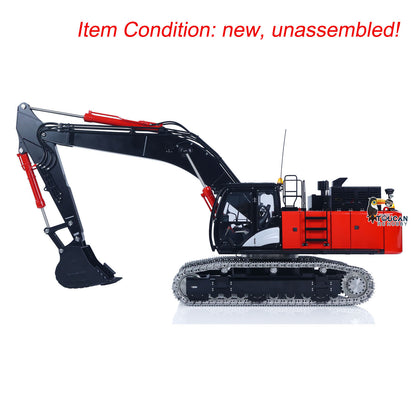 TOUCAN RC HOBBY LESU Aoue ZX490 1/14 Metal RC Hydraulic Excavator B0026 6-Channel Directional Valve 360 Degrees Continuous Rotation High-torque Drive Wheels Lighting System