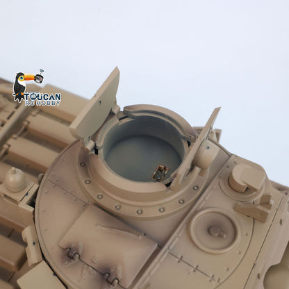 Fast Free Shipping for EU Tongde 1/16 RC Tank Matilda III IV IR Turret Rotary 320 Degree Electric Military Vehicle Metal Gearbox Road Wheel
