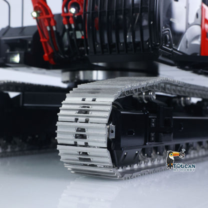 TOUCAN RC HOBBY LESU Aoue ZX490 1/14 Metal RC Hydraulic Excavator B0026 6-Channel Directional Valve 360 Degrees Continuous Rotation High-torque Drive Wheels Lighting System