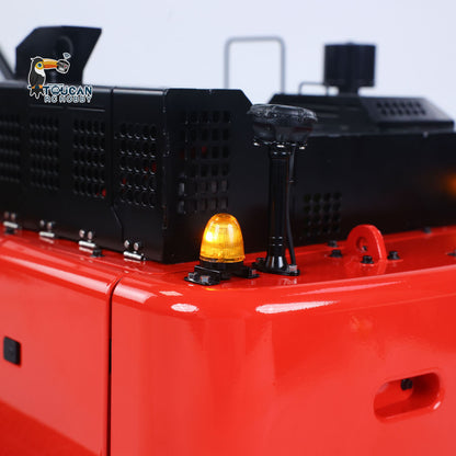 TOUCAN RC HOBBY LESU Aoue ZX490 1/14 Metal RC Hydraulic Excavator B0026 6-Channel Directional Valve 360 Degrees Continuous Rotation High-torque Drive Wheels Lighting System
