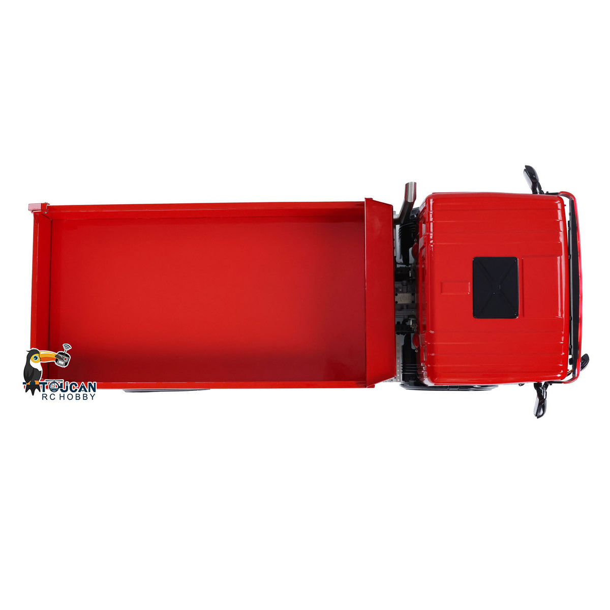 TOUCAN RC HOBBY LXY 1/14 4*4 RC Hydraulic Dumper Car Remote Control Dump Truck Metal Tipper Electric Model 3-speed Transmission