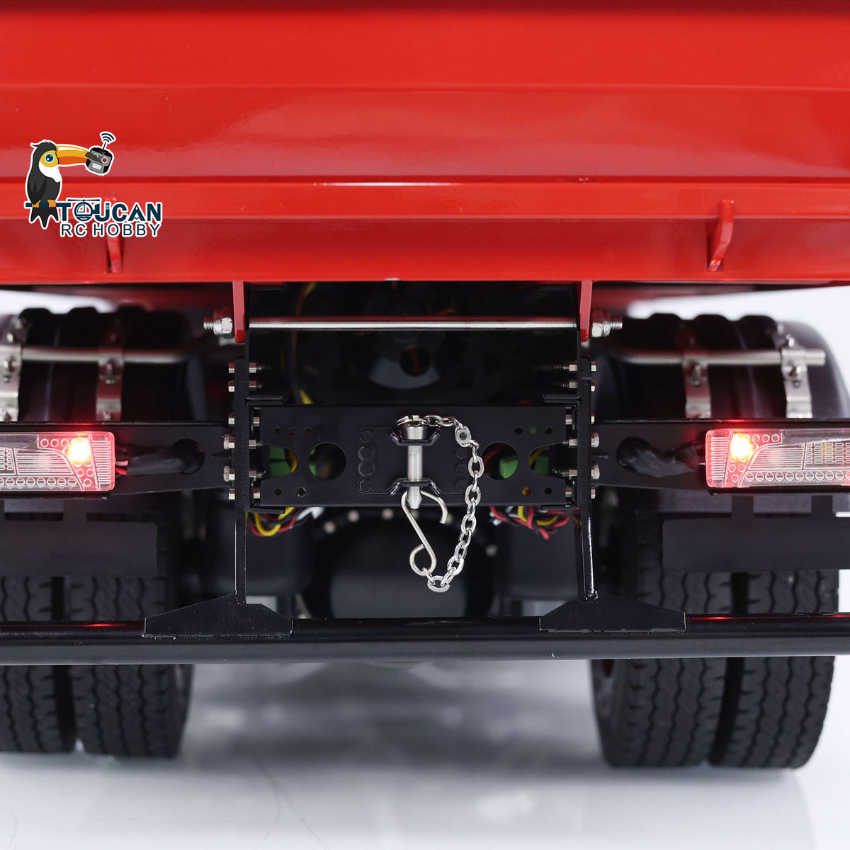 TOUCAN RC HOBBY LXY 1/14 4*4 RC Hydraulic Dumper Car Remote Control Dump Truck Metal Tipper Electric Model 3-speed Transmission