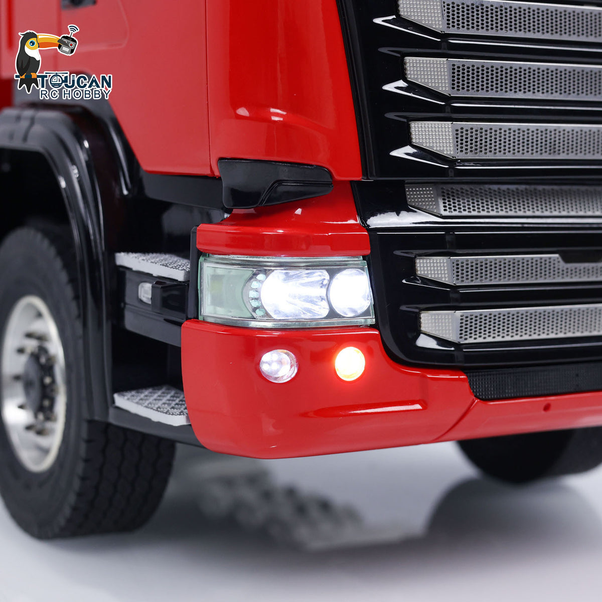 TOUCAN RC HOBBY LXY 1/14 4*4 RC Hydraulic Dumper Car Remote Control Dump Truck Metal Tipper Electric Model 3-speed Transmission