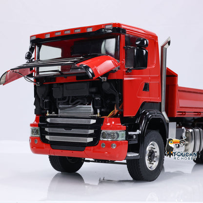 TOUCAN RC HOBBY LXY 1/14 4*4 RC Hydraulic Dumper Car Remote Control Dump Truck Metal Tipper Electric Model 3-speed Transmission