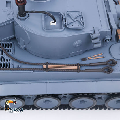 TOUCAN RC HOBBY Heng Long 1/16 TK7.0 Plastic German Tiger I RTR RC Tank 3818 Infrared Combat BB Sounds Lights Smoke Model Metal Barrel Recoil