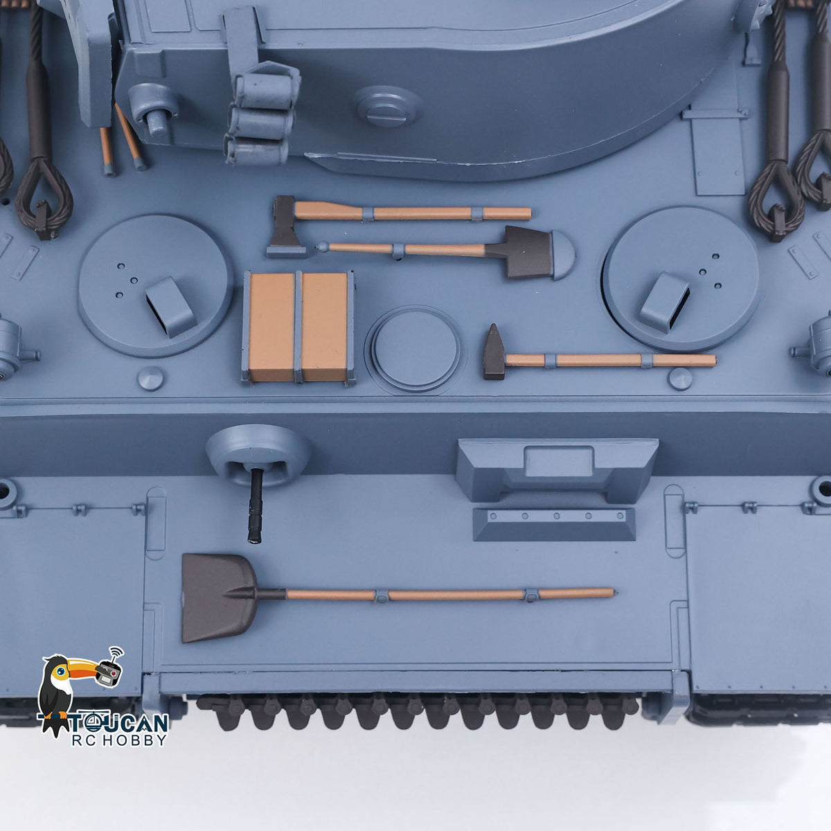 TOUCAN RC HOBBY Heng Long 1/16 TK7.0 Plastic German Tiger I RTR RC Tank 3818 Infrared Combat BB Sounds Lights Smoke Model Metal Barrel Recoil