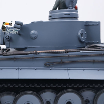 TOUCAN RC HOBBY Heng Long 1/16 TK7.0 Plastic German Tiger I Panther RTR RC Tank 3818/3819 360 Degrees Turret Infrared Combat BB Sounds Lights Smoke Model