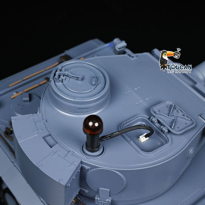 TOUCAN RC HOBBY Heng Long 1/16 TK7.0 Plastic German Tiger I Panther RTR RC Tank 3818/3819 360 Degrees Turret Infrared Combat BB Sounds Lights Smoke Model