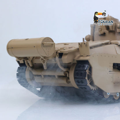 Fast Free Shipping for EU Tongde 1/16 RC Tank Matilda III IV IR Turret Rotary 320 Degree Electric Military Vehicle Metal Gearbox Road Wheel