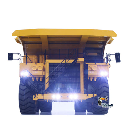 TOUCAN RC HOBBY 793D 1/20 Metal RC Hydraulic Mining Truck FS-i6X Radio Controller Spring Suspension Differential Rear Axle Light Warning Sound for Construction Model Collectors