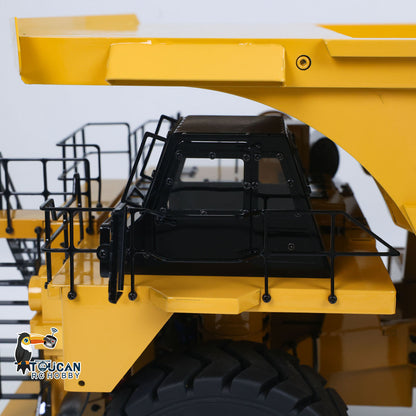 TOUCAN RC HOBBY 793D 1/20 Metal RC Hydraulic Mining Truck FS-i6X Radio Controller Spring Suspension Differential Rear Axle Light Warning Sound for Construction Model Collectors