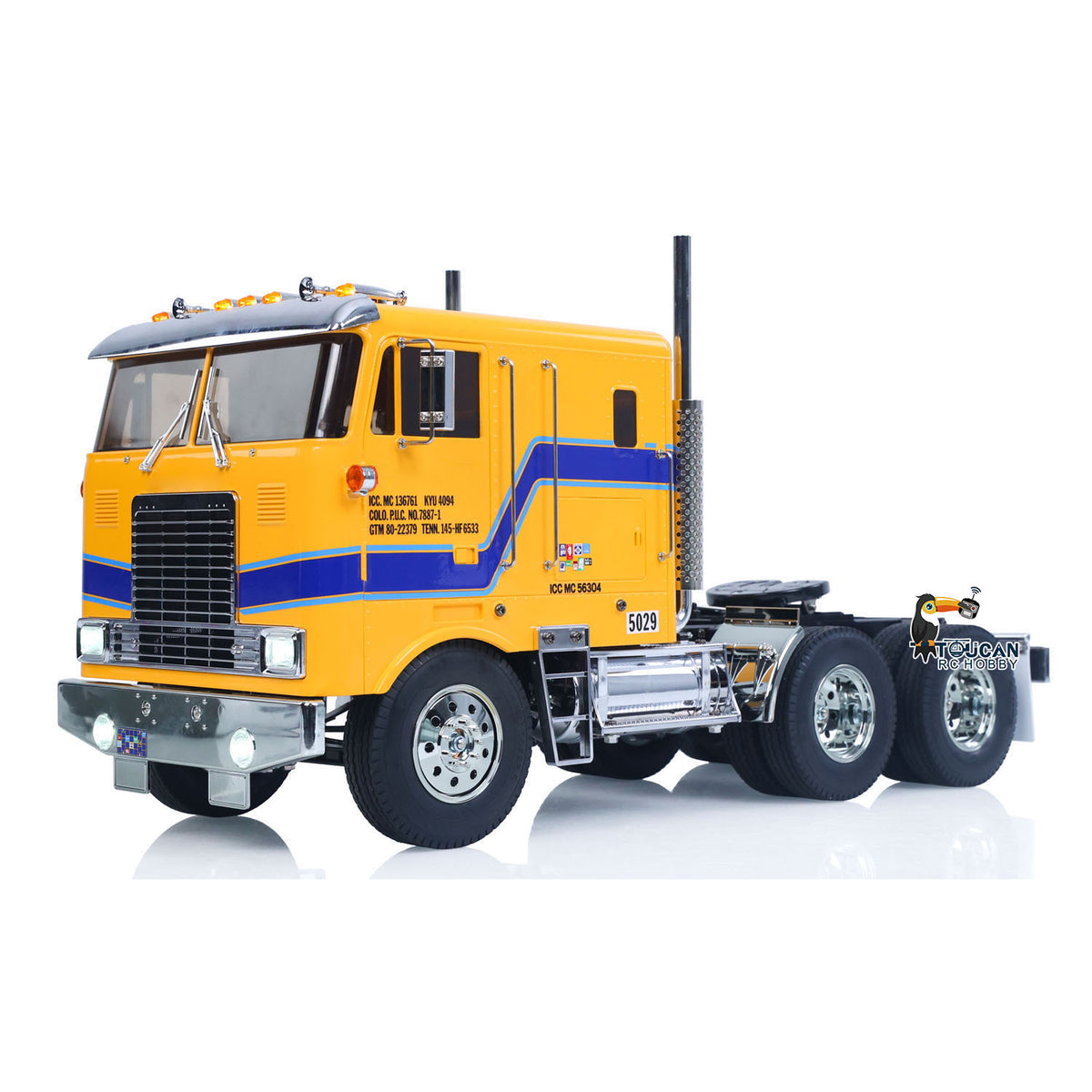 In Stock TOUCAN RC HOBBY 1/14 Remote Control DIY Tractor Truck 6*4 Chassis 56304 3Speed Transmission Light Sound System RTR Flysky Radio