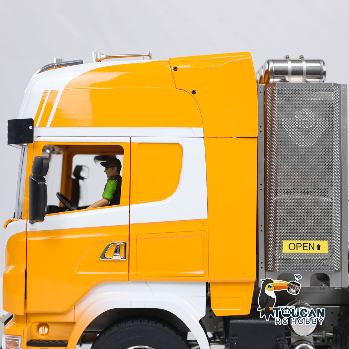 TOUCAN RC HOBBY ScaleClub 1/14 8x8 RC Tractor Truck RTR R620 Metal Remote Control Cars 3-Speed Transmission Assembled and Painted ESC Servos