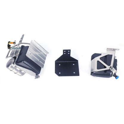 TOUCAN RC HOBBY JXModel VL18U F2000 K3363 Cabin 1/14 Metal 6x4 RC Hydraulic Skip Loader KIT Swing Arm Dump Garbage Truck 4-Way Valve 2-Speed Gearbox for Hobby Builders