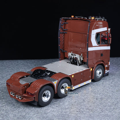 TOUCAN RC HOBBY  1/14 Remote Control Tractor Truck 770S 3Speed 6x2 Metal Chassis Axle Lock RC Lorry Vehicle Flysky ST8 Radio RTR Model