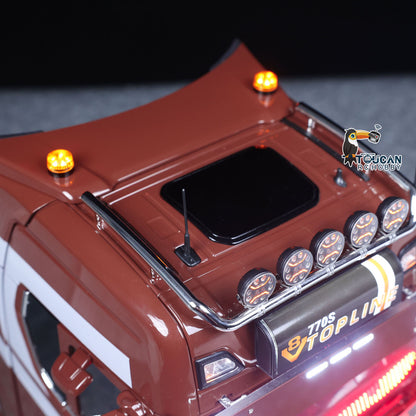TOUCAN RC HOBBY  1/14 Remote Control Tractor Truck 770S 3Speed 6x2 Metal Chassis Axle Lock RC Lorry Vehicle Flysky ST8 Radio RTR Model