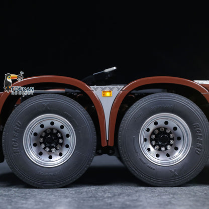 TOUCAN RC HOBBY  1/14 Remote Control Tractor Truck 770S 3Speed 6x2 Metal Chassis Axle Lock RC Lorry Vehicle Flysky ST8 Radio RTR Model
