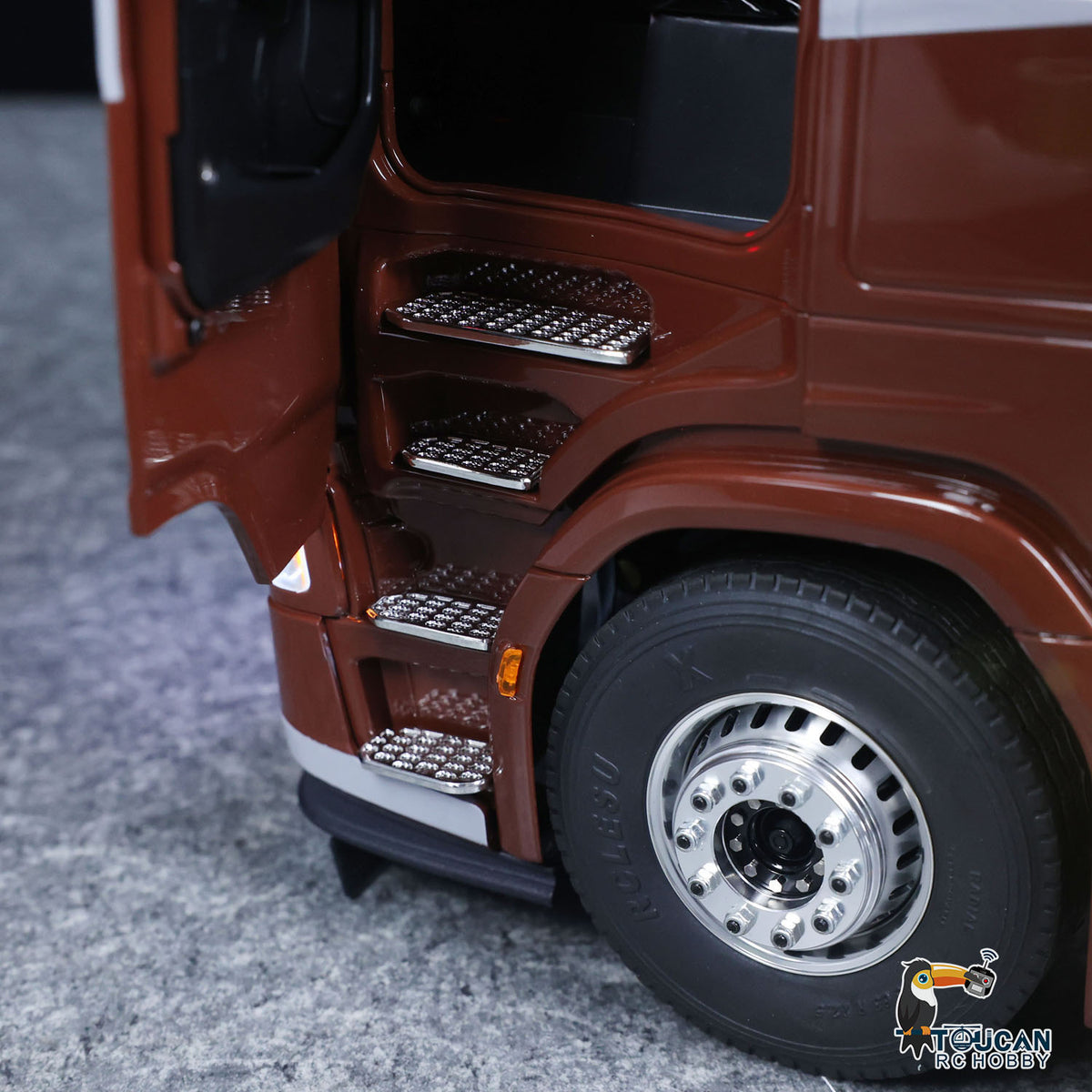 TOUCAN RC HOBBY  1/14 Remote Control Tractor Truck 770S 3Speed 6x2 Metal Chassis Axle Lock RC Lorry Vehicle Flysky ST8 Radio RTR Model
