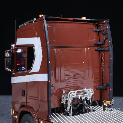 TOUCAN RC HOBBY  1/14 Remote Control Tractor Truck 770S 3Speed 6x2 Metal Chassis Axle Lock RC Lorry Vehicle Flysky ST8 Radio RTR Model