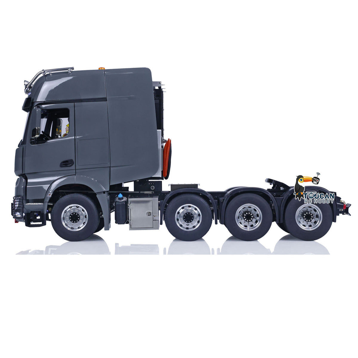 TOUCAN RC HOBBY LESU 1:14 RC Tractor Truck Metal Chassis Remote Control Car Painted Assembled