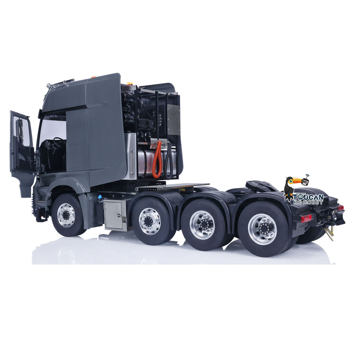 TOUCAN RC HOBBY LESU 1:14 RC Tractor Truck Metal Chassis Remote Control Car Painted Assembled