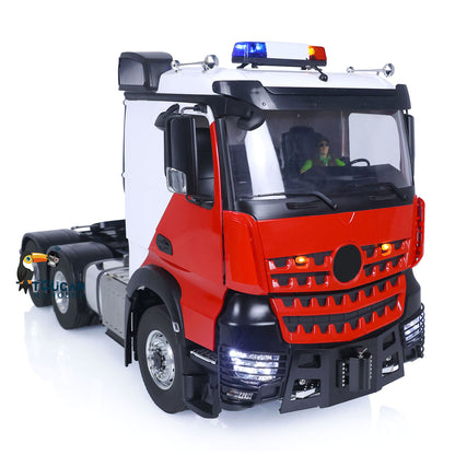 TOUCAN RC HOBBY LESU 1/14 RC Tractor Truck 6x6 1851 Electric Lorry Trucks Metal Chassis Differential Lock Axles Model