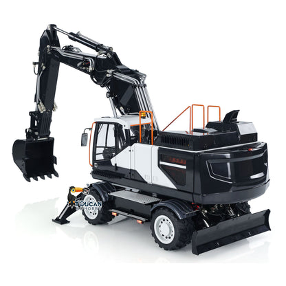 TOUCAN RC HOBBY MTModel EC380 Metal 1/14 3 Arms RC Hydraulic Excavator Tiltable Bucket 8-way Reversing Valve FlySky PL18EV Radio Controller Sound System for Adult