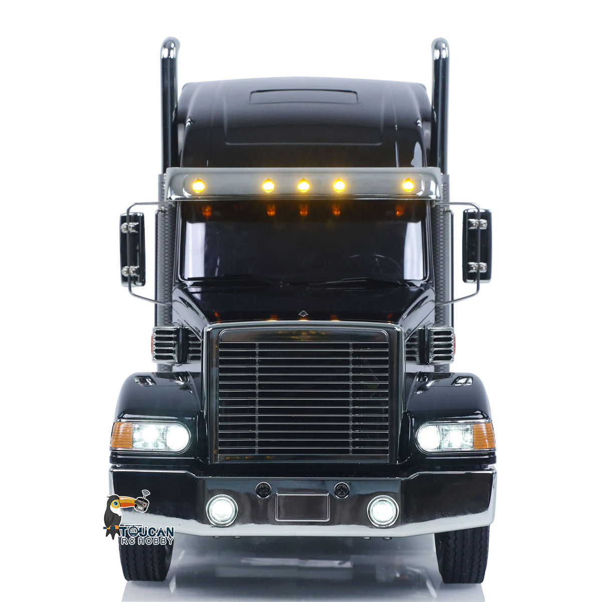 TOUCAN RC HOBBY Customized DIY Knight Hauler 56314 6*4 1/14 RC Tractor Truck Remote Control Lorry Car Model Light Sound I6S Radio Battery