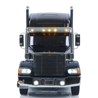 TOUCAN RC HOBBY Customized DIY Knight Hauler 56314 6*4 1/14 RC Tractor Truck Remote Control Lorry Car Model Light Sound I6S Radio Battery