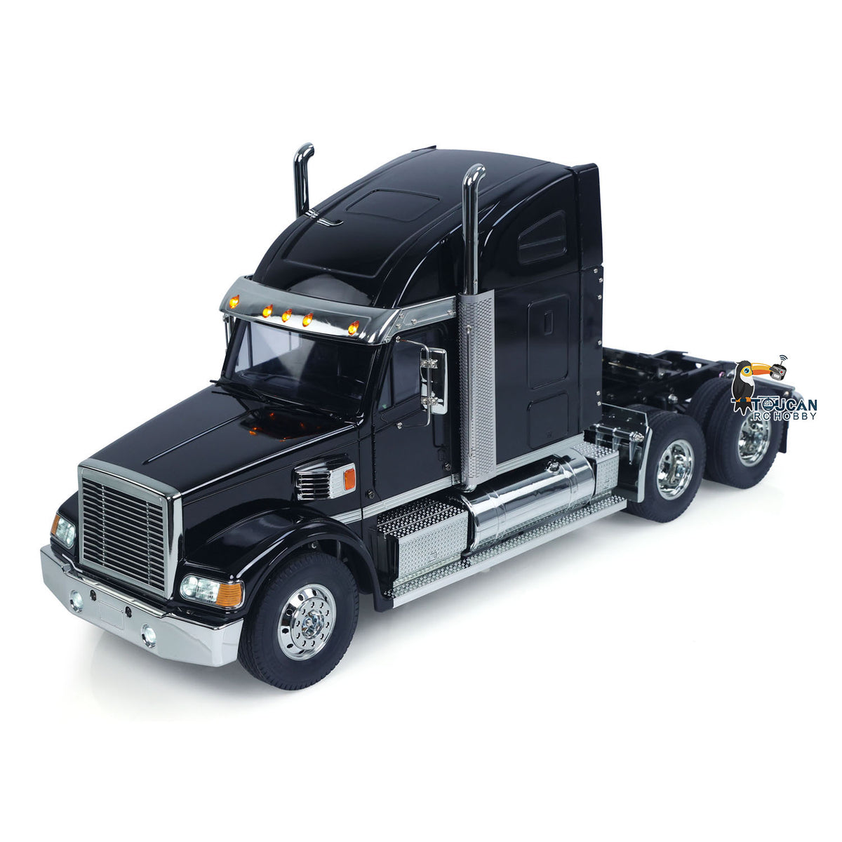 TOUCAN RC HOBBY Customized DIY Knight Hauler 56314 6*4 1/14 RC Tractor Truck Remote Control Lorry Car Model Light Sound I6S Radio Battery